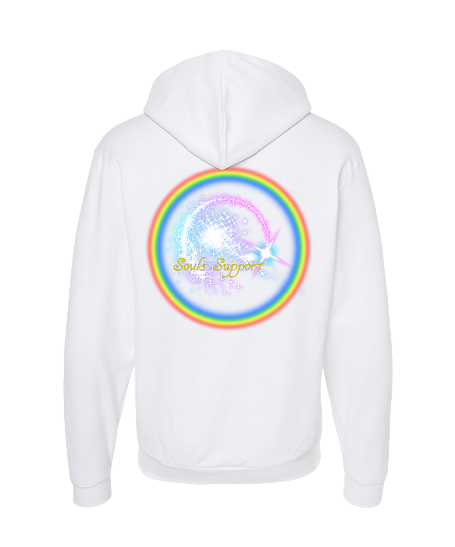 V-SOP - DESIGN 1 - White Zip Up Hoodie