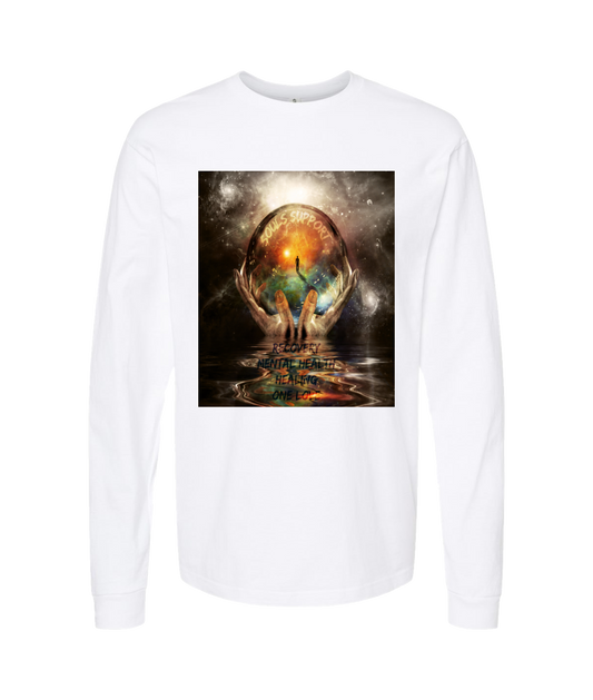 V-SOP - DESIGN 2 - White Long Sleeve T