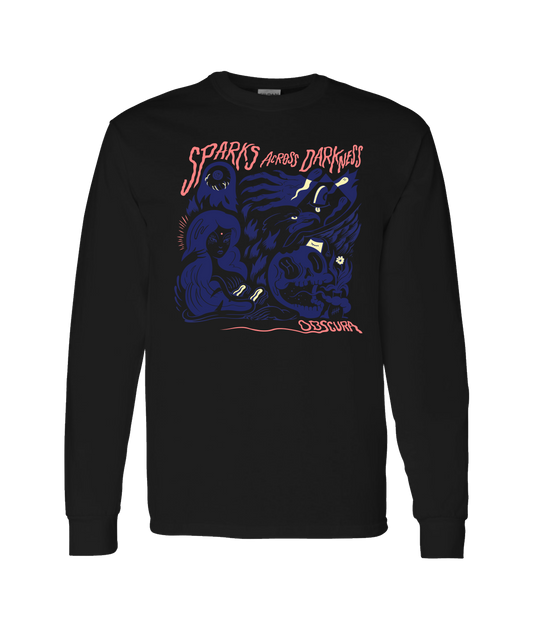 Sparks Across Darkness - Obscura - Black Long Sleeve T