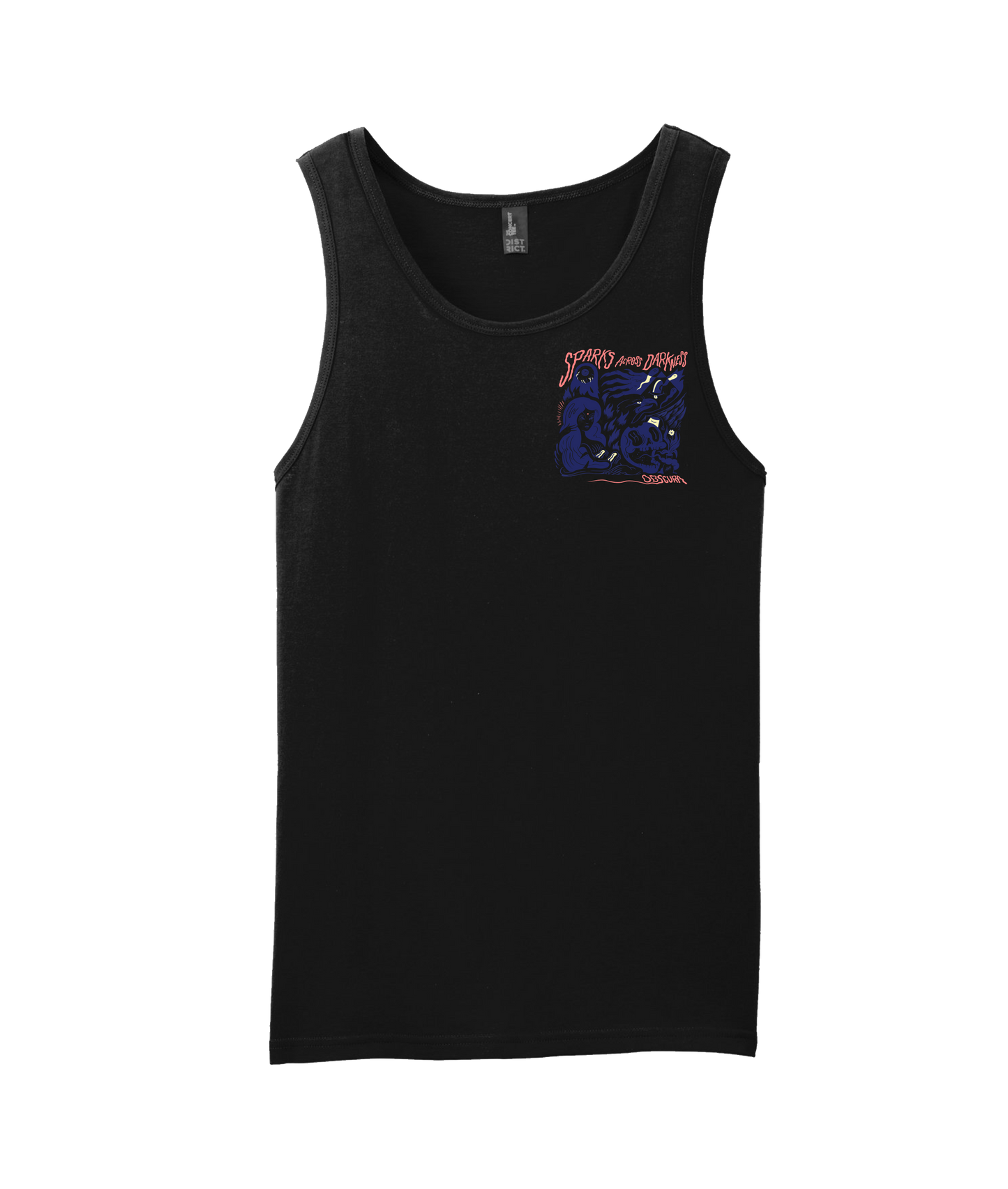 Sparks Across Darkness - Obscura - Black Tank Top