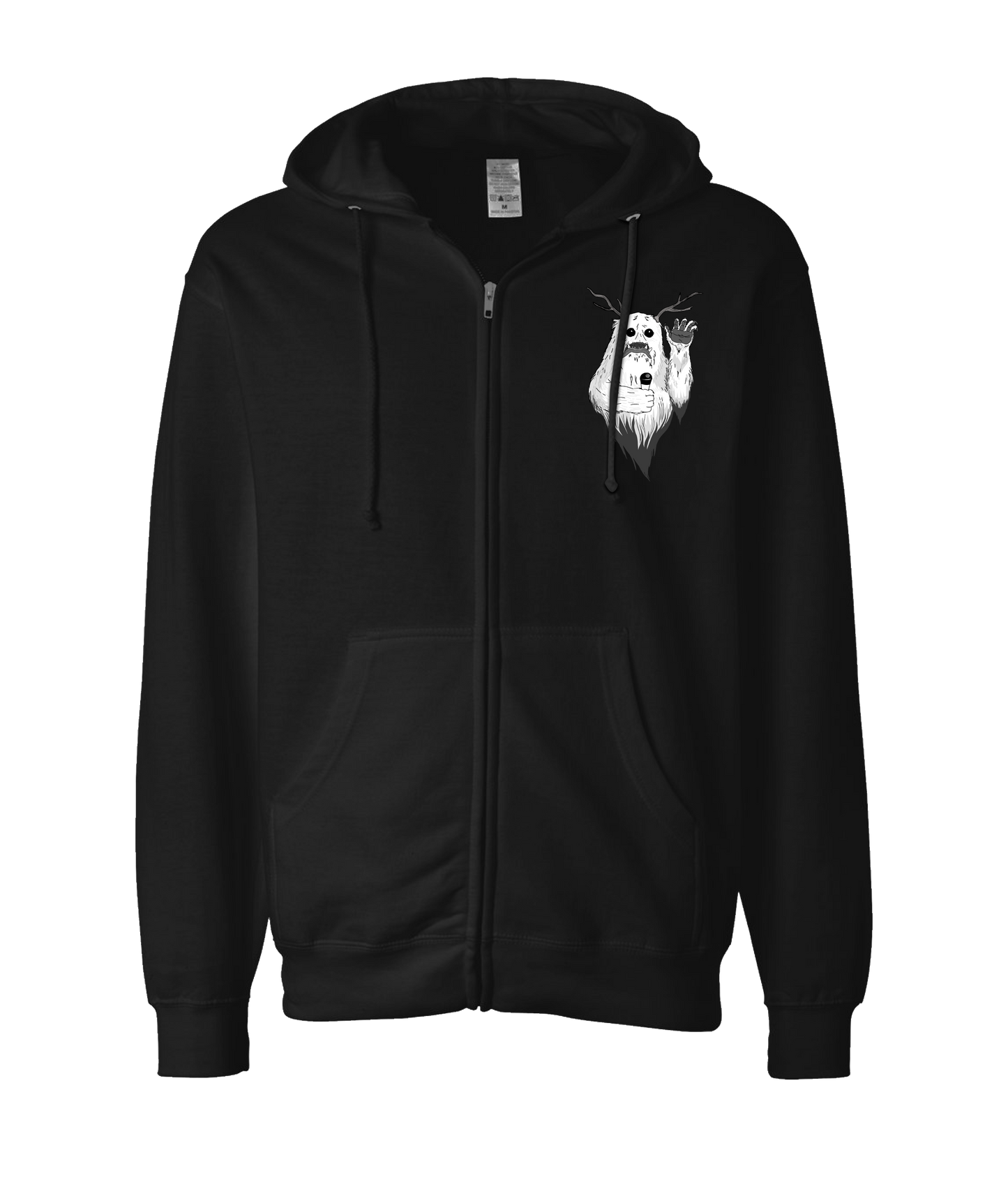 Sparks Across Darkness - Sparky - Black Zip Up Hoodie