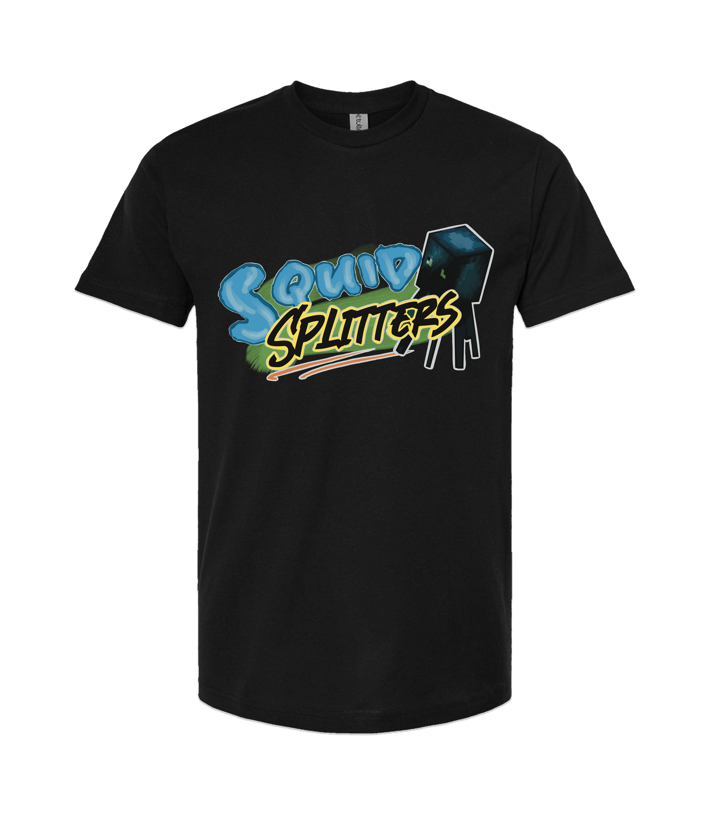 Squid Splitters - DESIGN 1 - Black T-Shirt