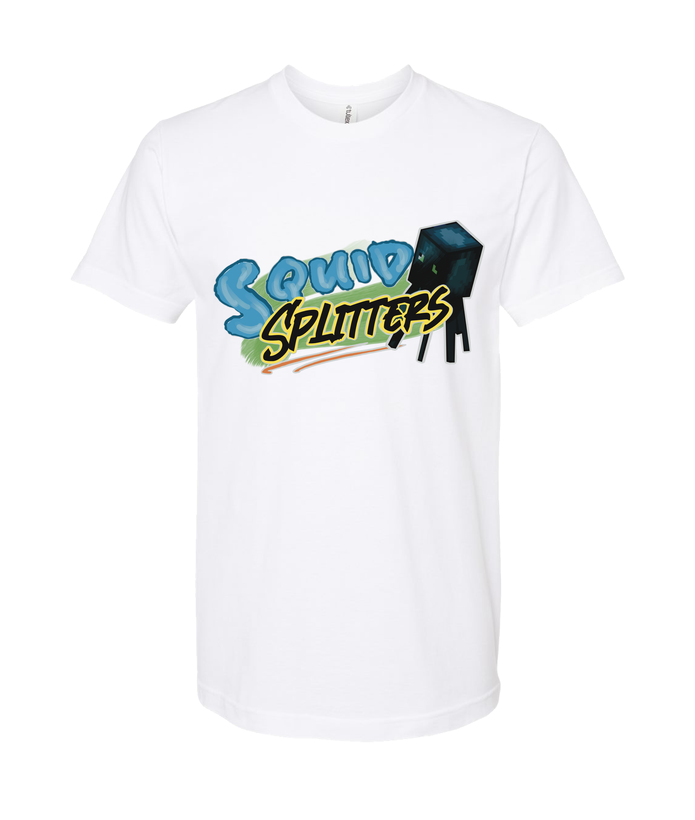 Squid Splitters - DESIGN 1 - White T Shirt – MerchBooth.com