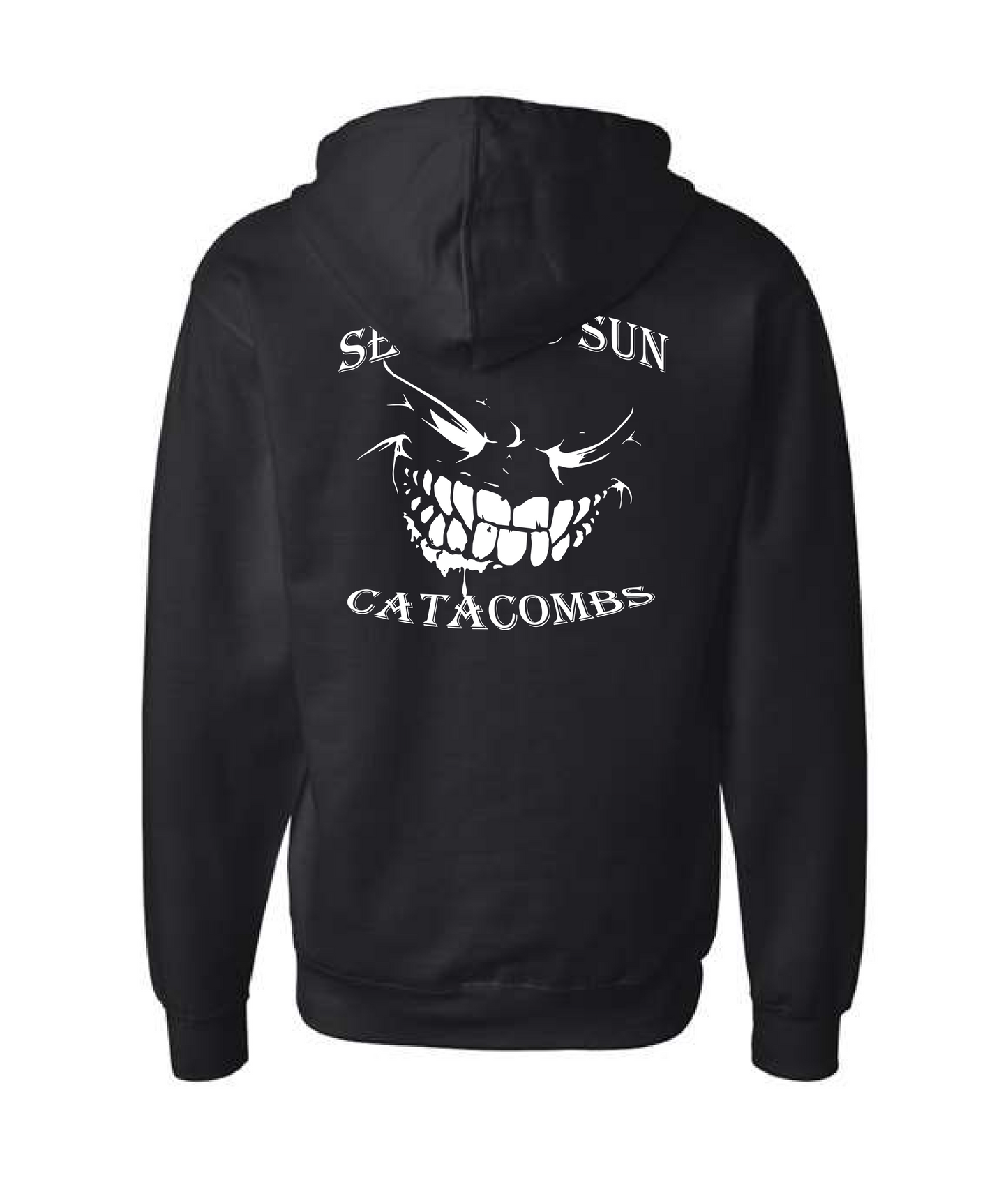 Severed Sun - Catacombs Logo - Black Zip Hoodie
