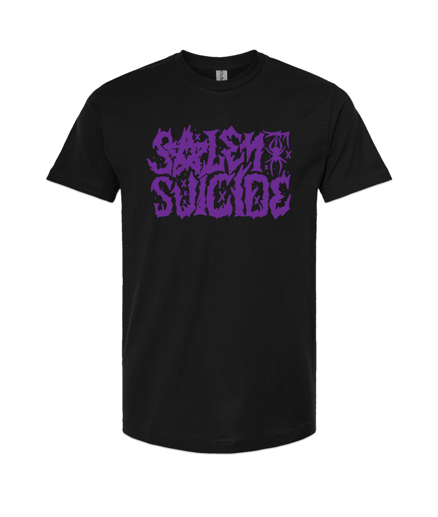 Salem Suicide - Logo Purple - Black T-Shirt