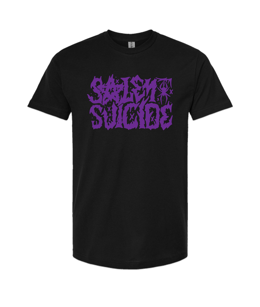 Salem Suicide - Logo Purple - Black T-Shirt