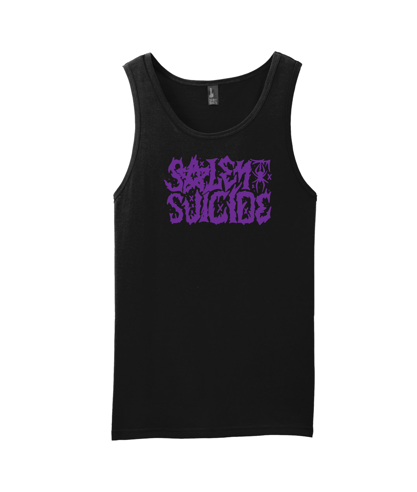 Salem Suicide - Logo Purple - Black Tank Top