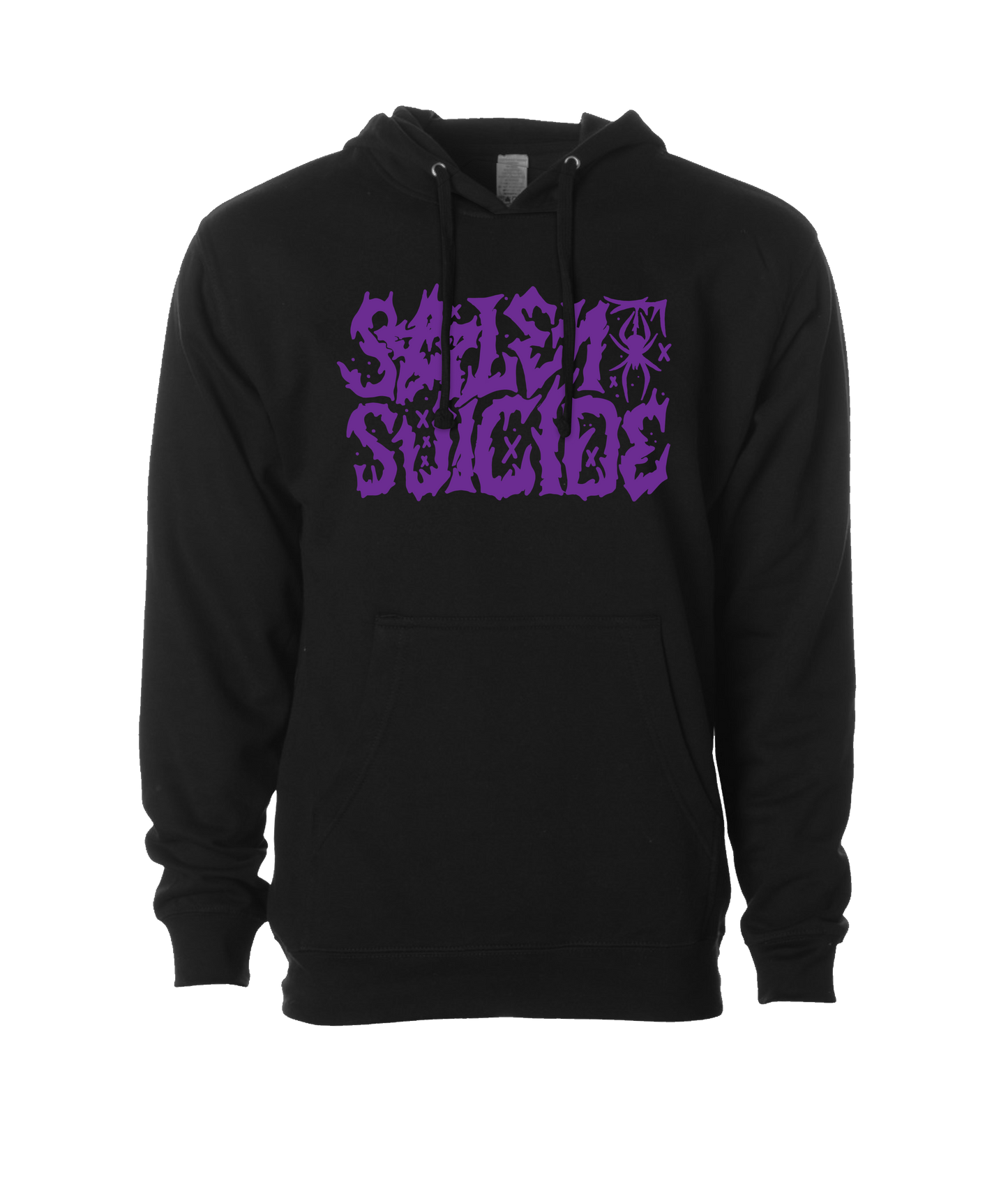 Salem Suicide - Logo Purple - Black Hoodie