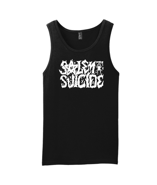 Salem Suicide - Logo White - Black Tank Top