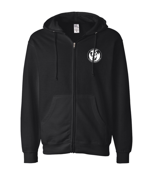 V-SSTOP - DESIGN 1 - Black Zip Up Hoodie