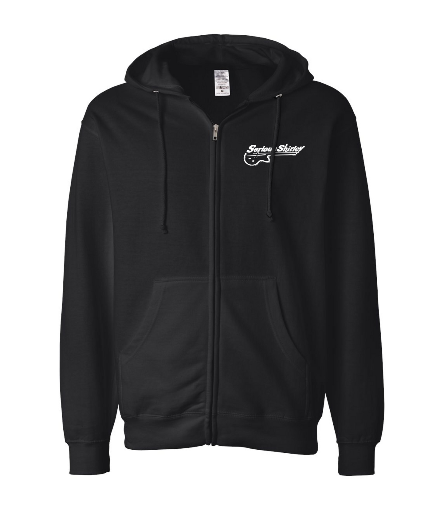 V-SSTOP - DESIGN 2 - Black Zip Up Hoodie