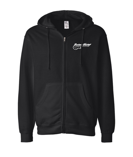V-SSTOP - DESIGN 2 - Black Zip Up Hoodie