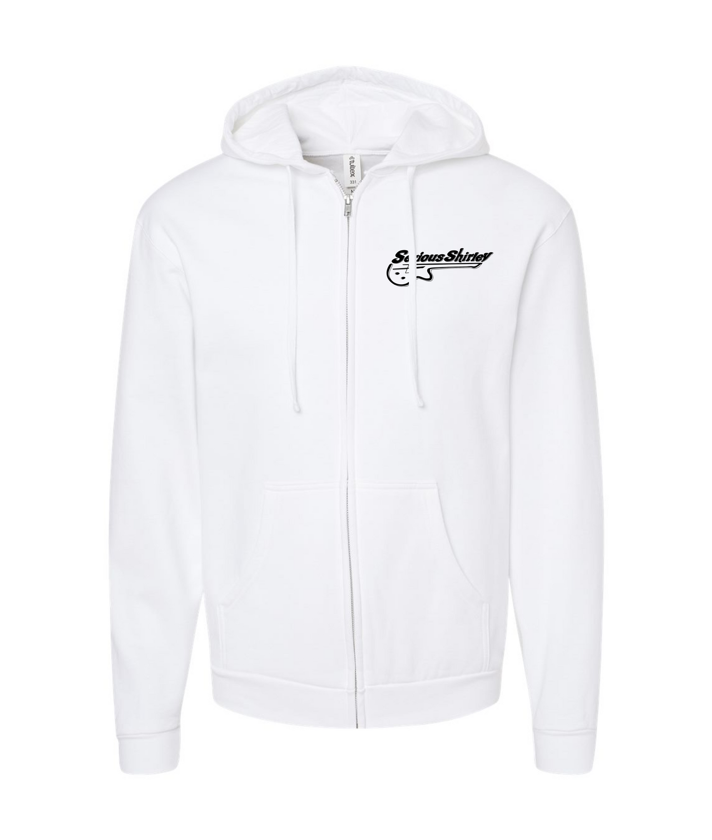 V-SSTOP - DESIGN 2 - White Zip Up Hoodie
