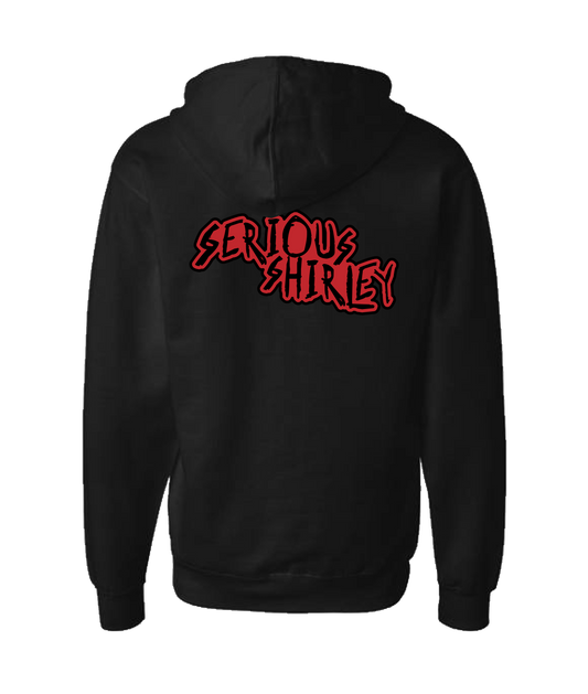 V-SSTOP - DESIGN 3 - Black Zip Up Hoodie