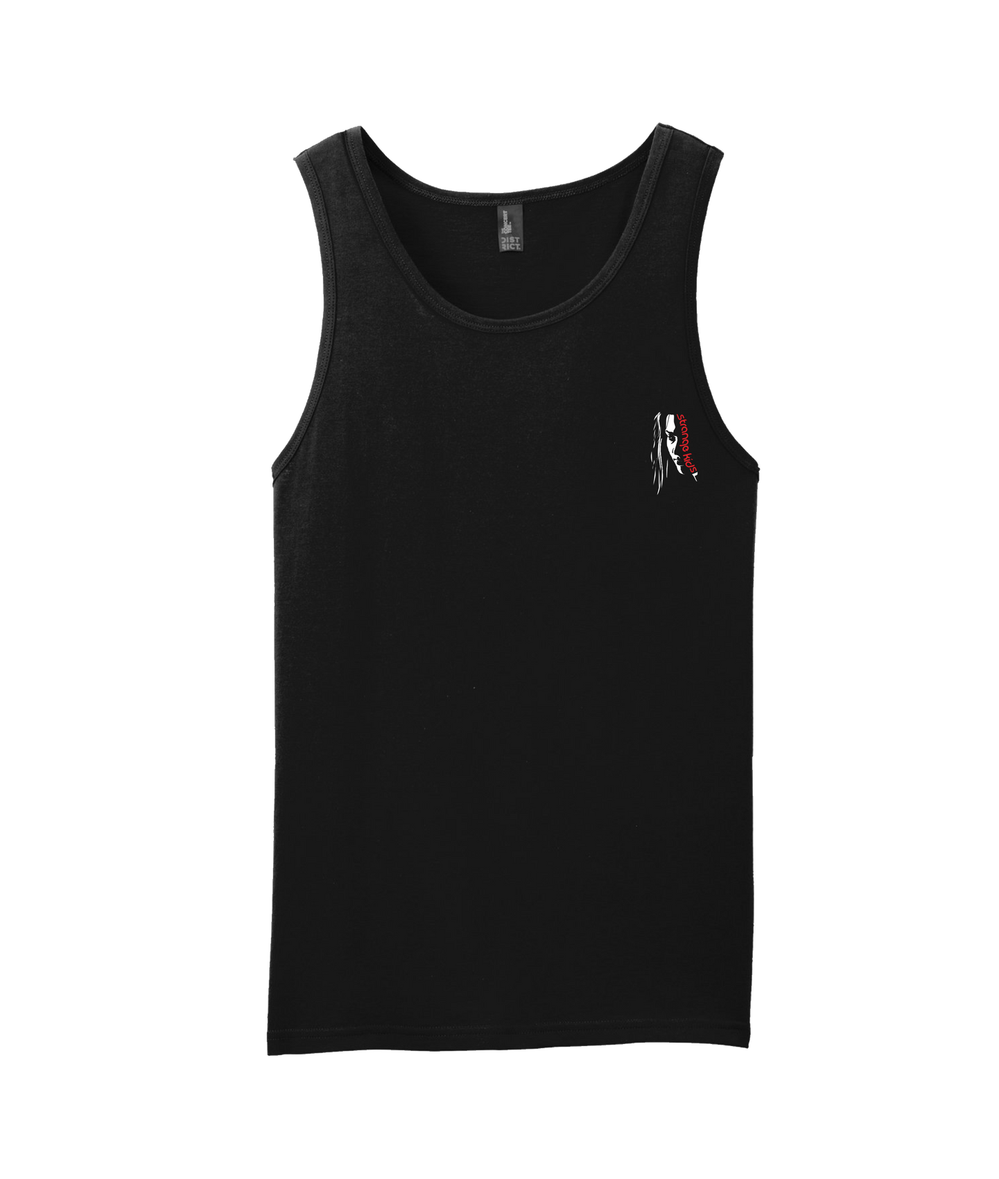 V-STKTOP - Silhouette - Black Tank Top