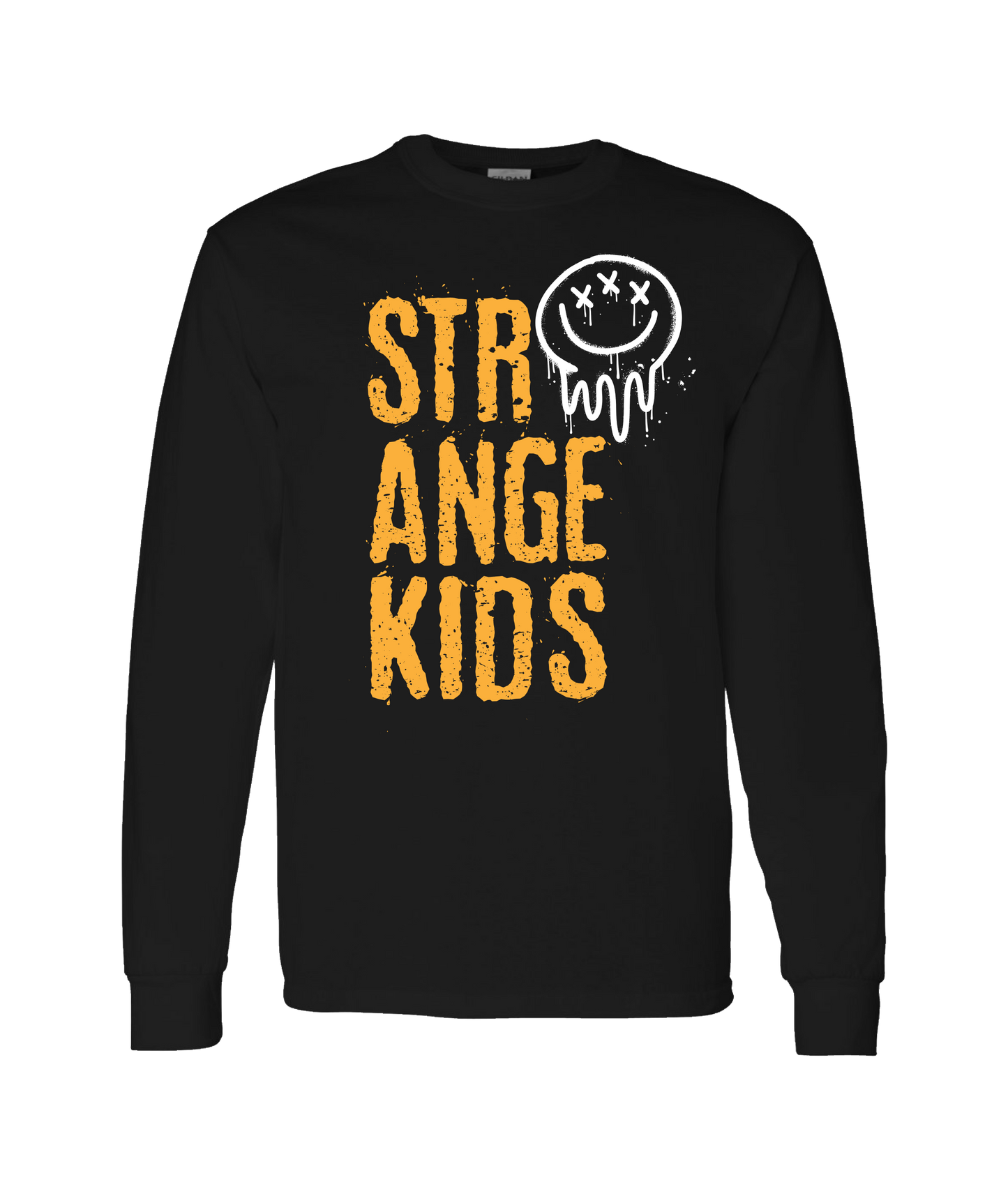 Strange Kids - Smile Tower - Black Long Sleeve T