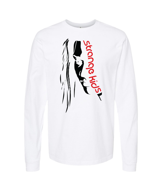 V-STKTOP - Silhouette - White Long Sleeve T