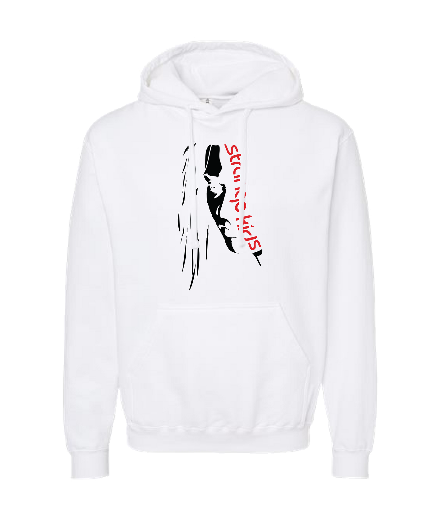 V-STKTOP - Silhouette - White Hoodie