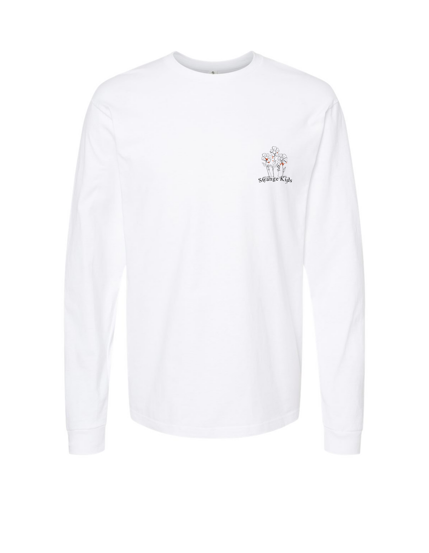 V-STKTOP - Bury The Bodies - White Long Sleeve T