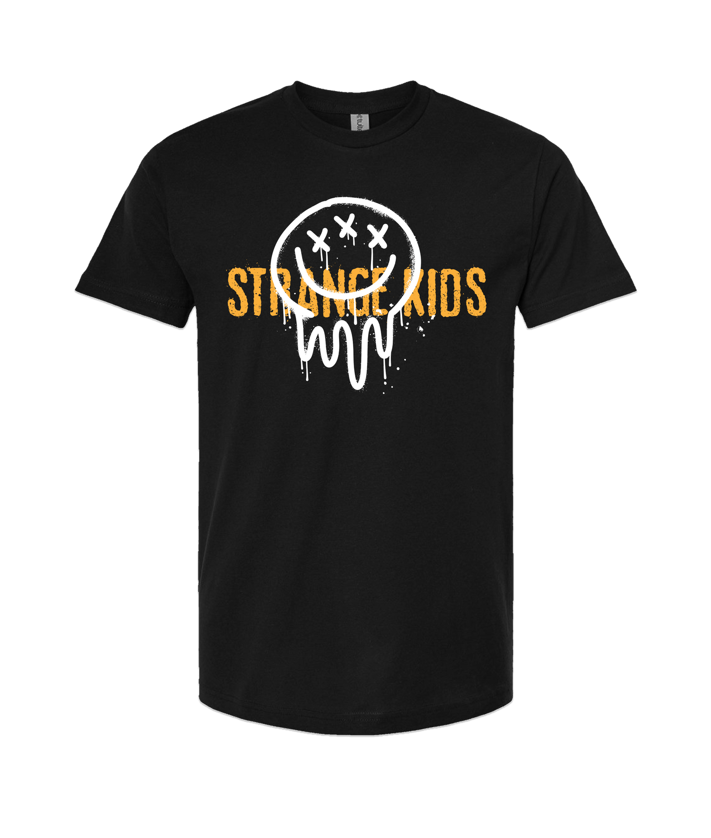 Strange Kids - Smile Mid - Black T-Shirt