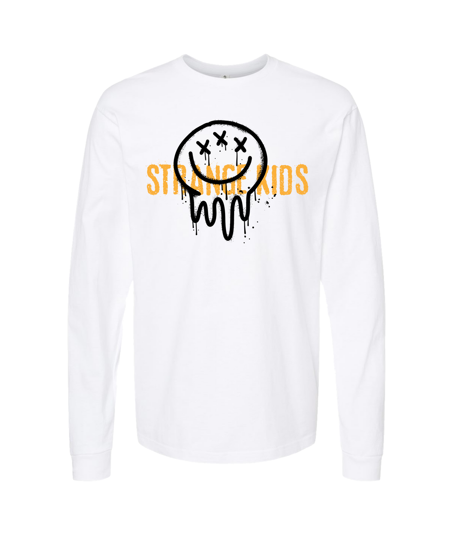 Strange Kids - Smile Mid - White Long Sleeve T