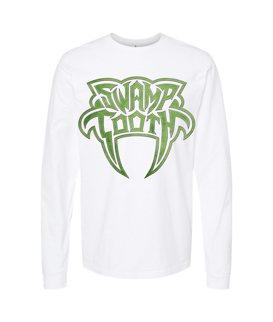 Swamp Tooth - Logo - White Long Sleeve T