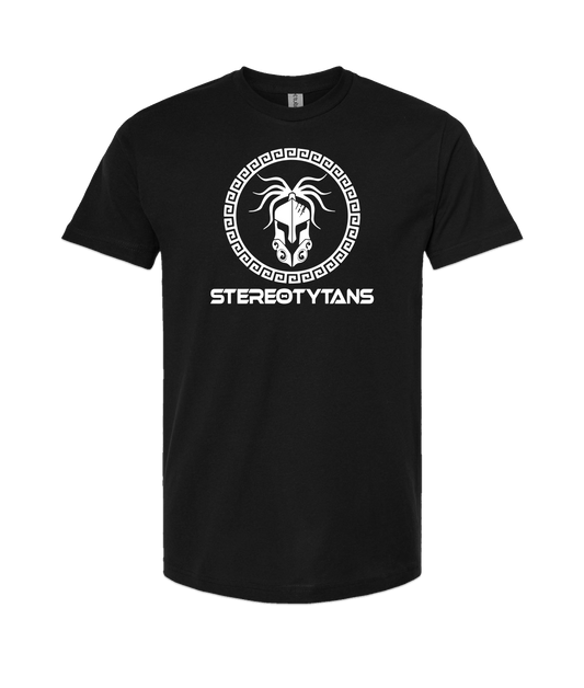 Stereotytans - Circle Logo - Black T Shirt