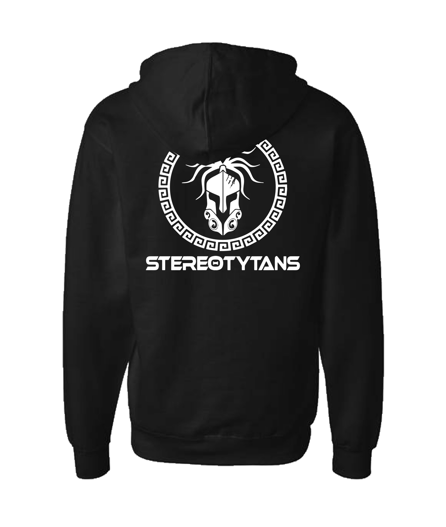 Stereotytans - Circle Logo - Black Zip Up Hoodie