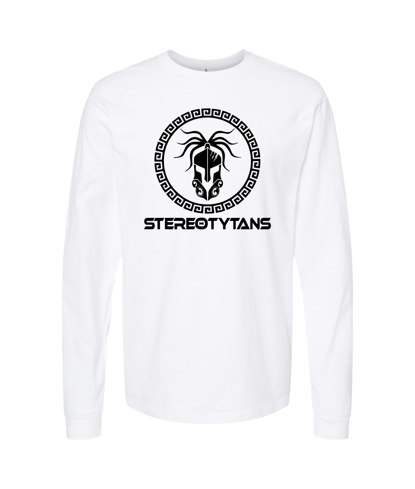 Stereotytans - Circle Logo - White Long Sleeve T