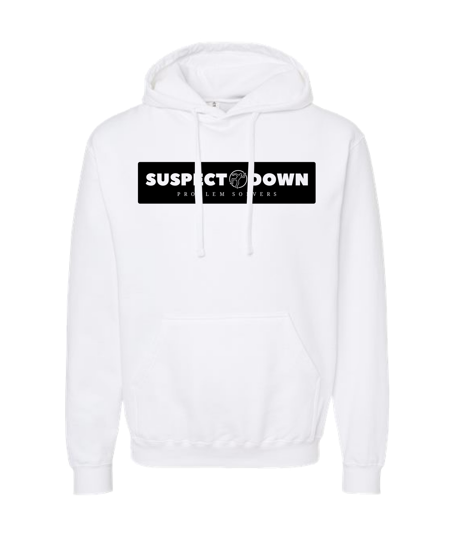 Suspect Down - PROBLEM SOLVERS - White Hoodie