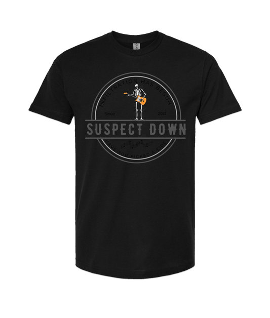 V-SUDTOP - INFILTRATION - Black T Shirt