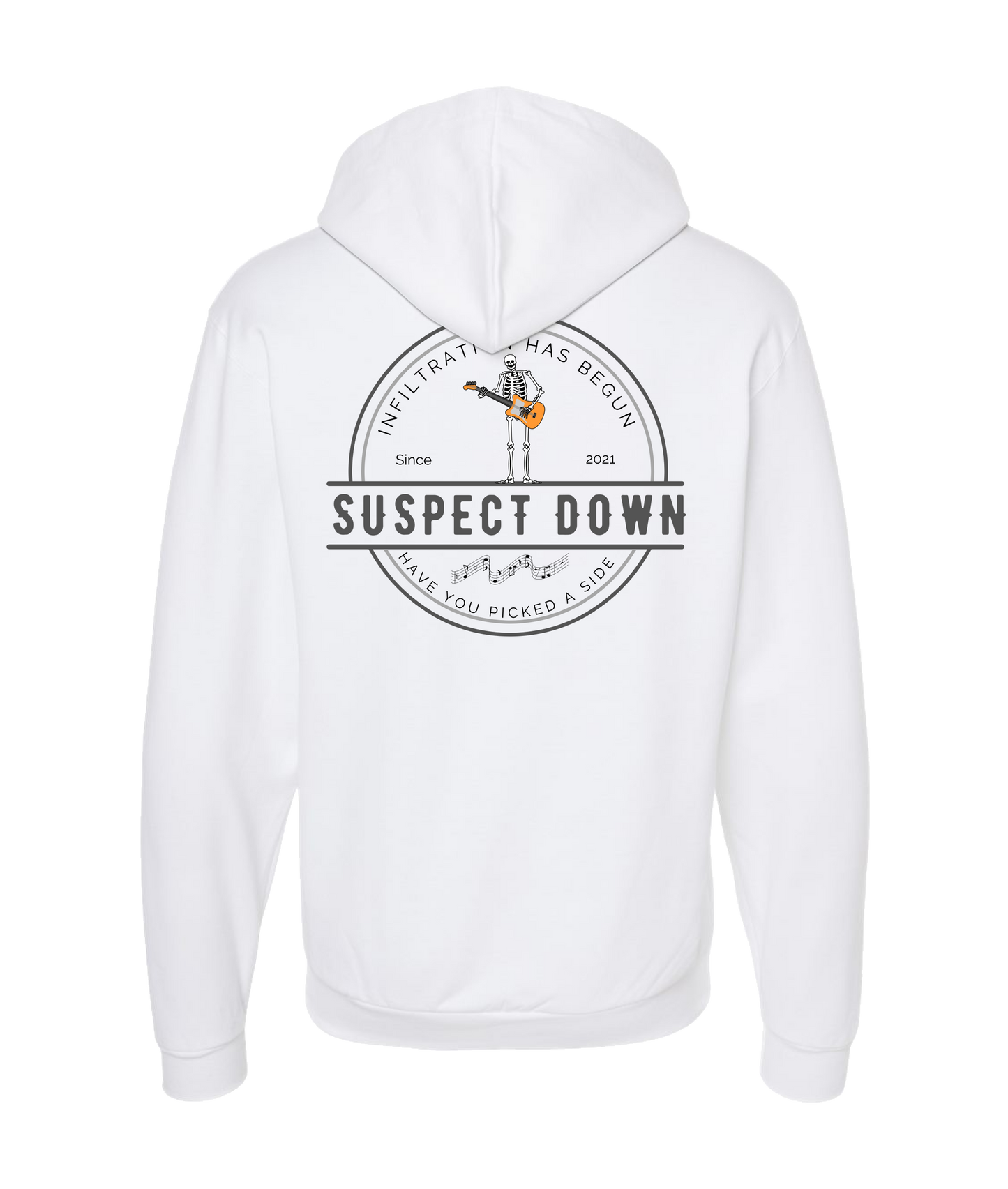 V-SUDTOP - INFILTRATION - White Zip Up Hoodie