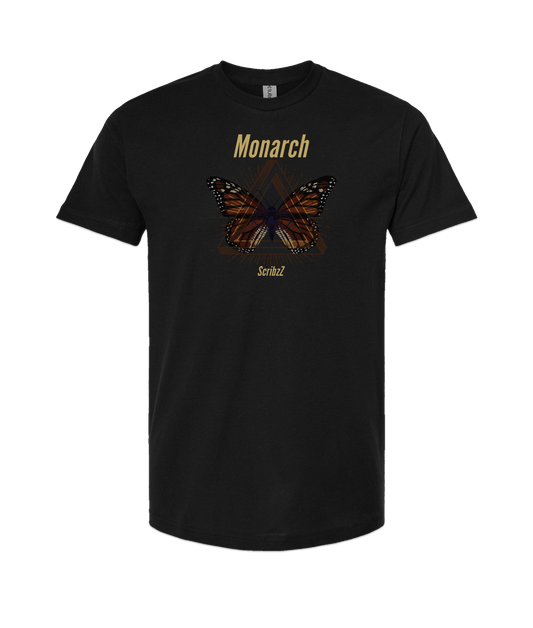 ScribzZ - Monarch - Black T-Shirt