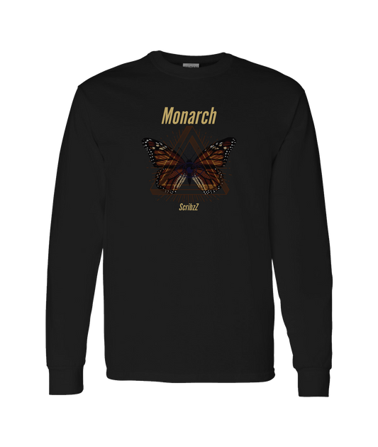 ScribzZ - Monarch - Black Long Sleeve T