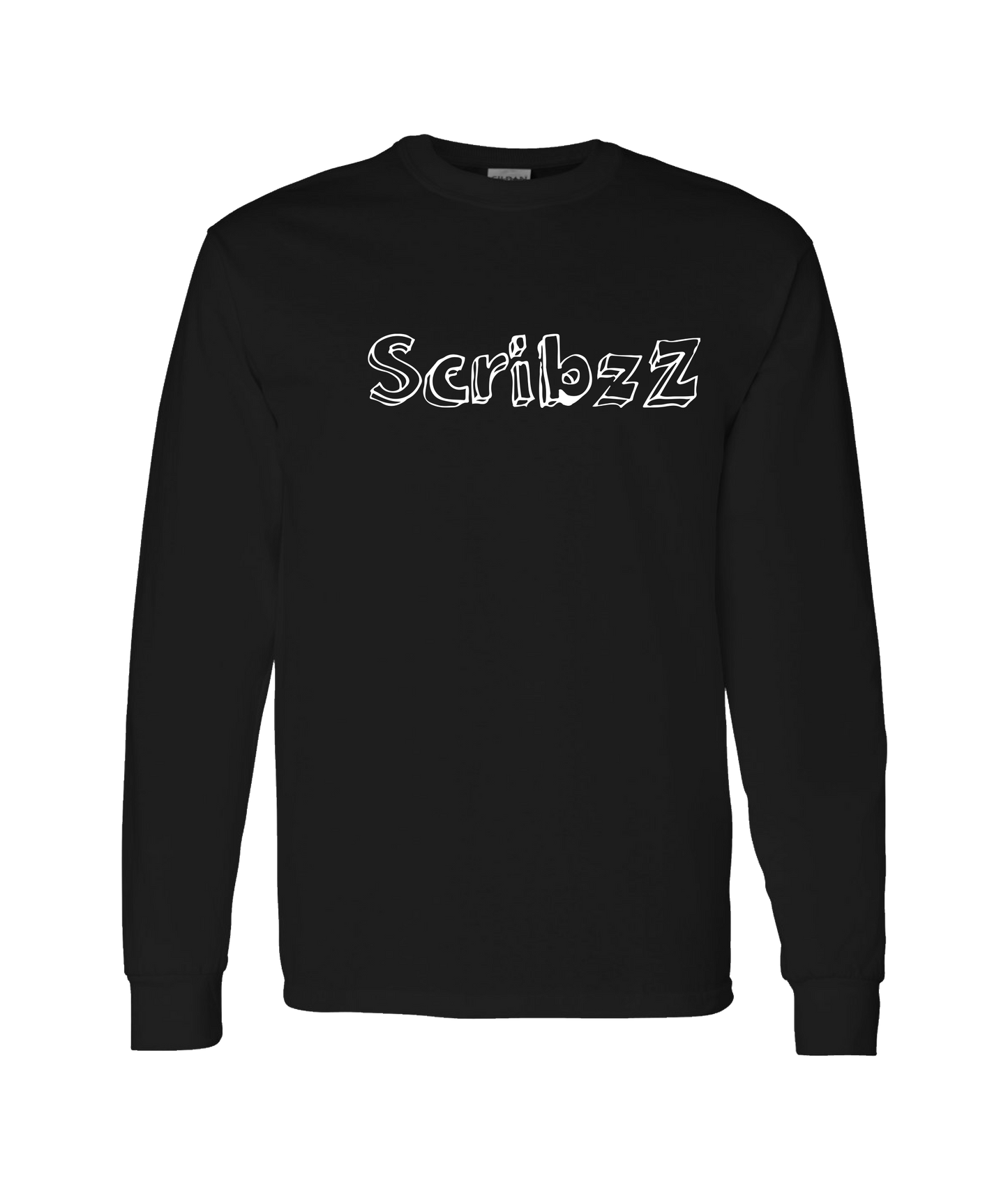 ScribzZ - Logo - Black Long Sleeve T