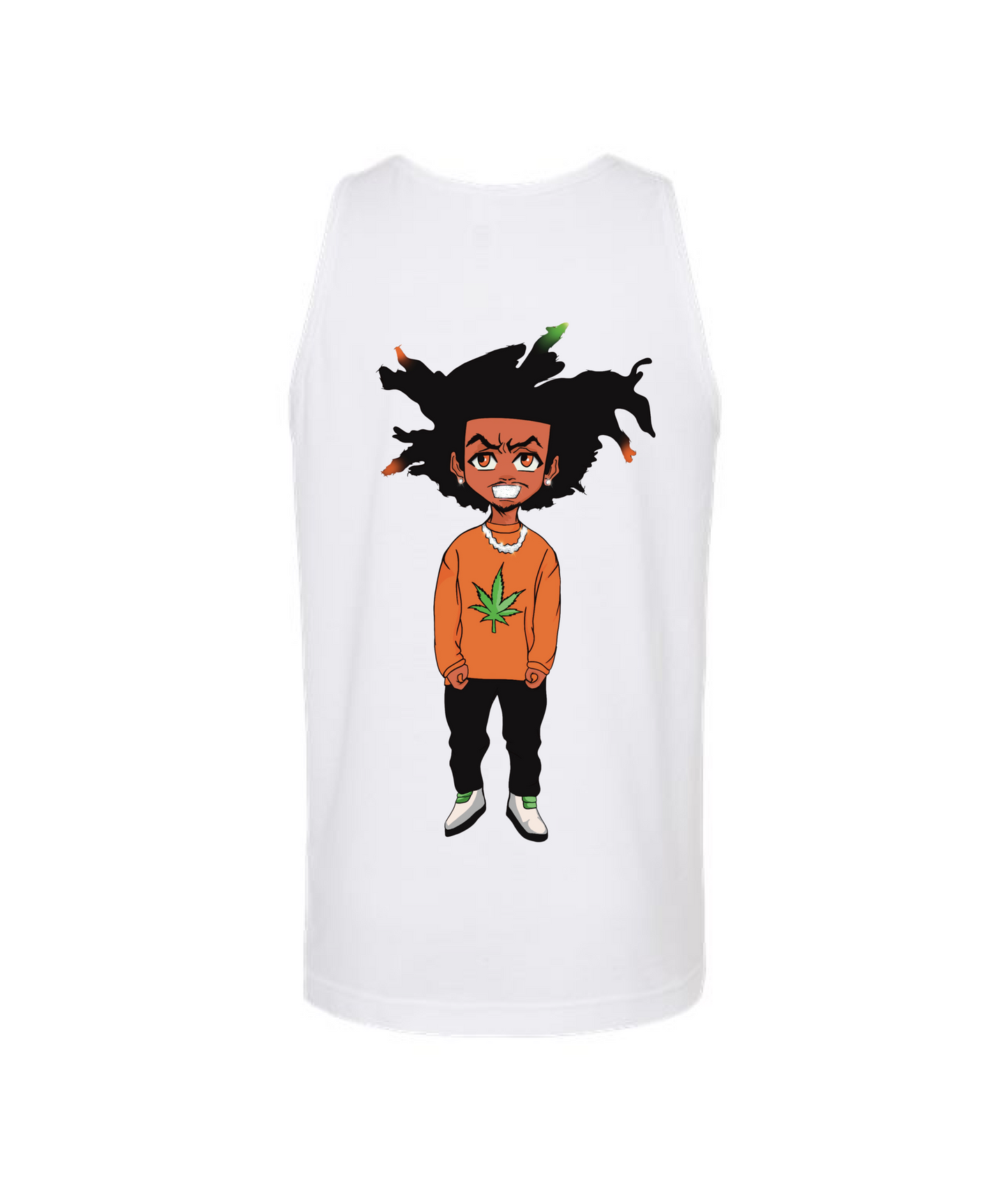 TAKCALB MERCH - Larry 2Key - White Tank Top