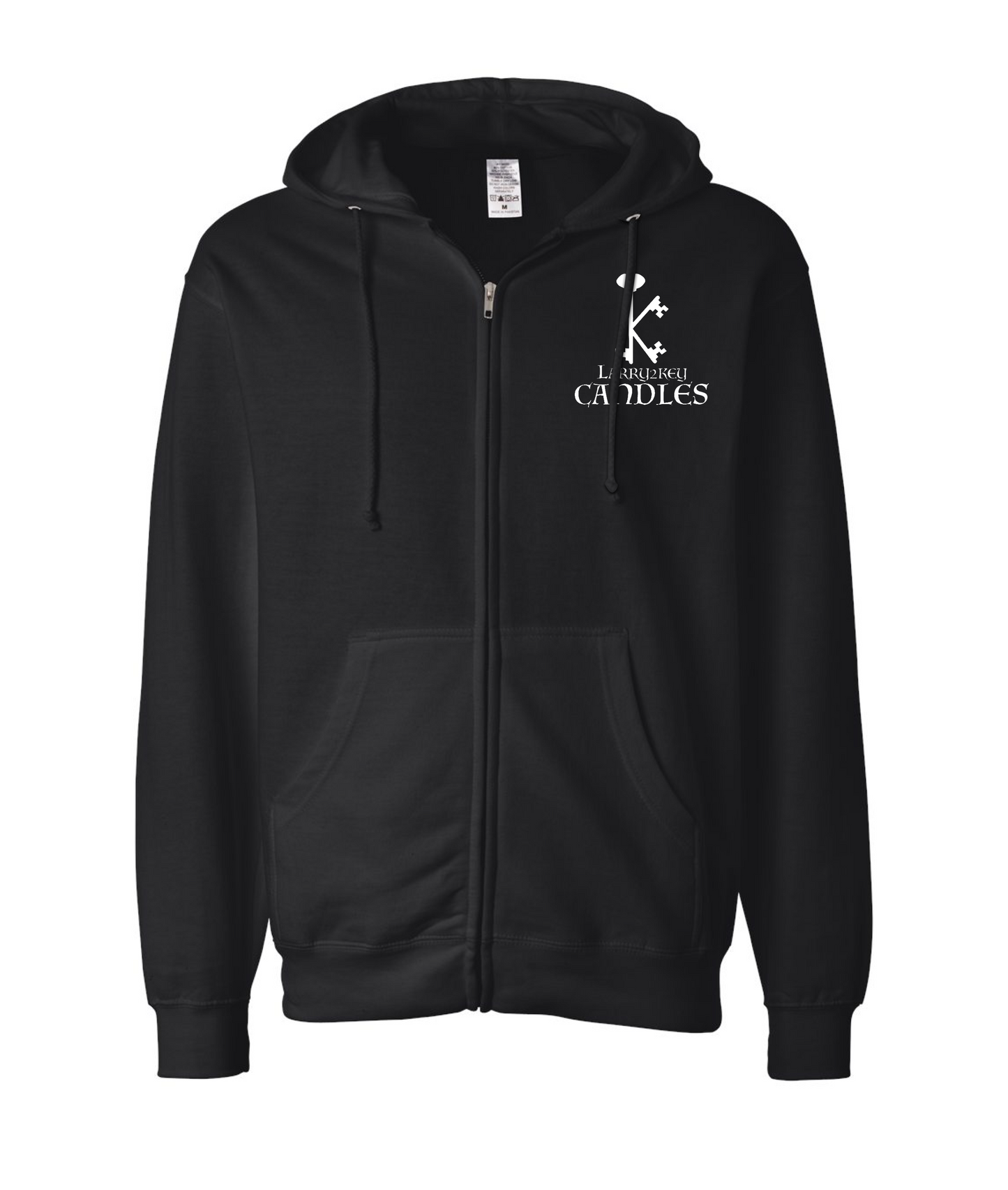 TAKCALB MERCH - Larry 2Key - Black Zip Up Hoodie