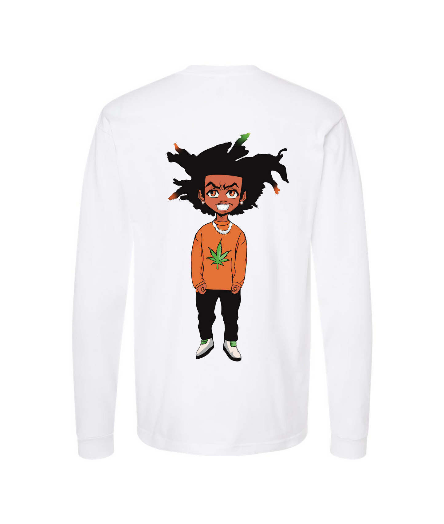 TAKCALB MERCH - Larry 2Key - White Long Sleeve T