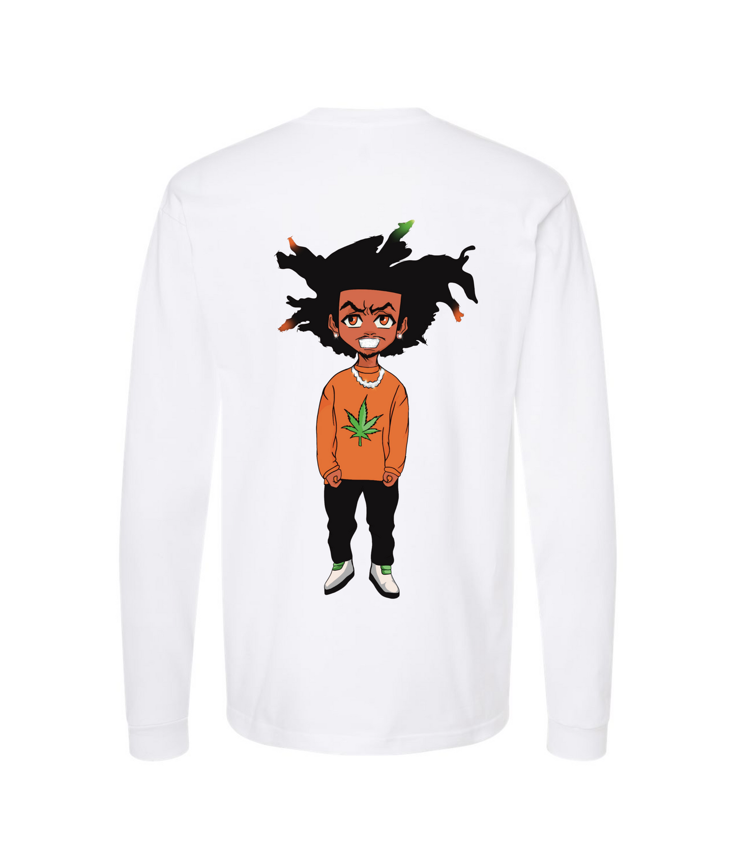 V-TAKCTOP - Larry 2Key - White Long Sleeve T