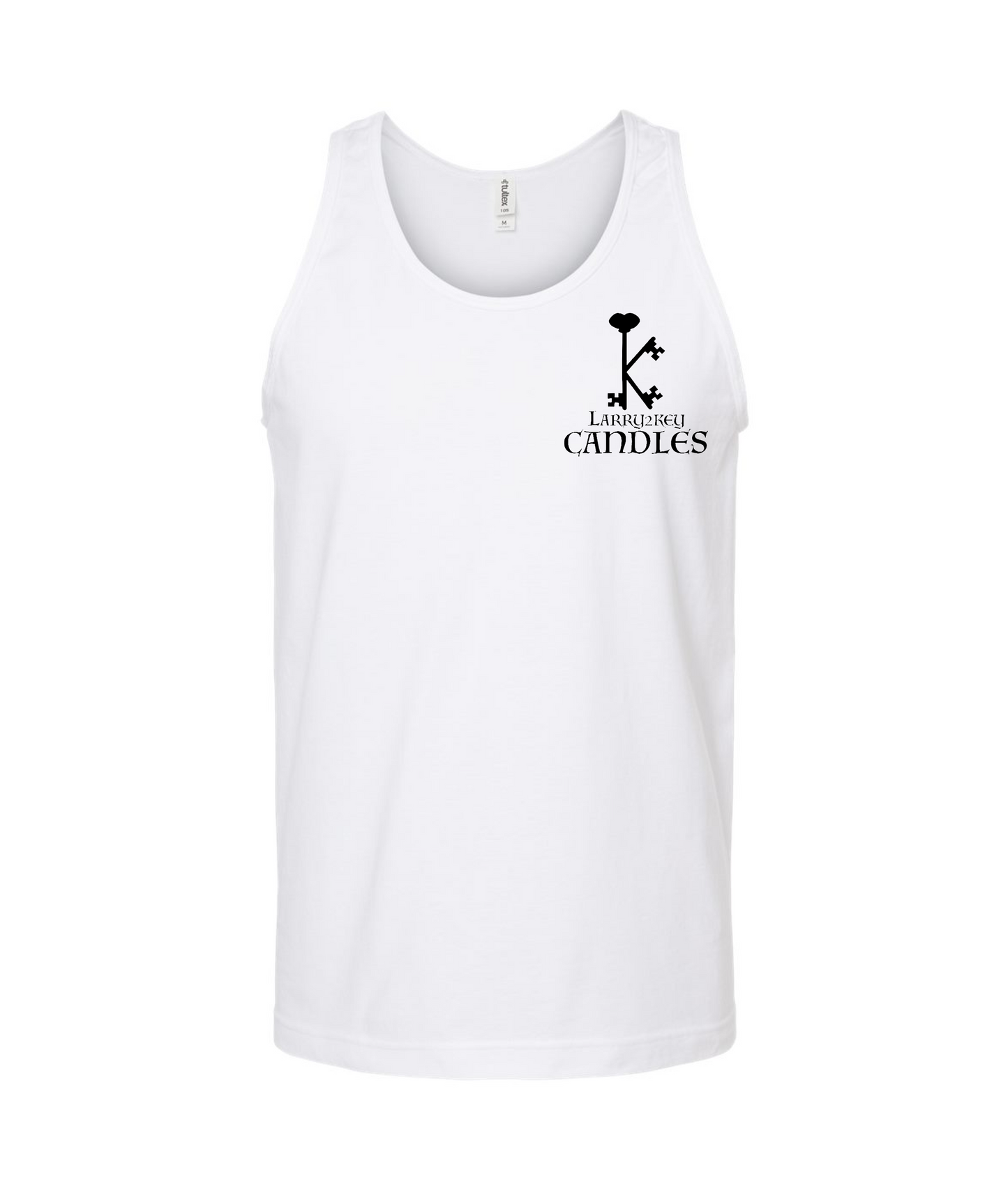 V-TAKCTOP - Larry 2Key - White Tank Top