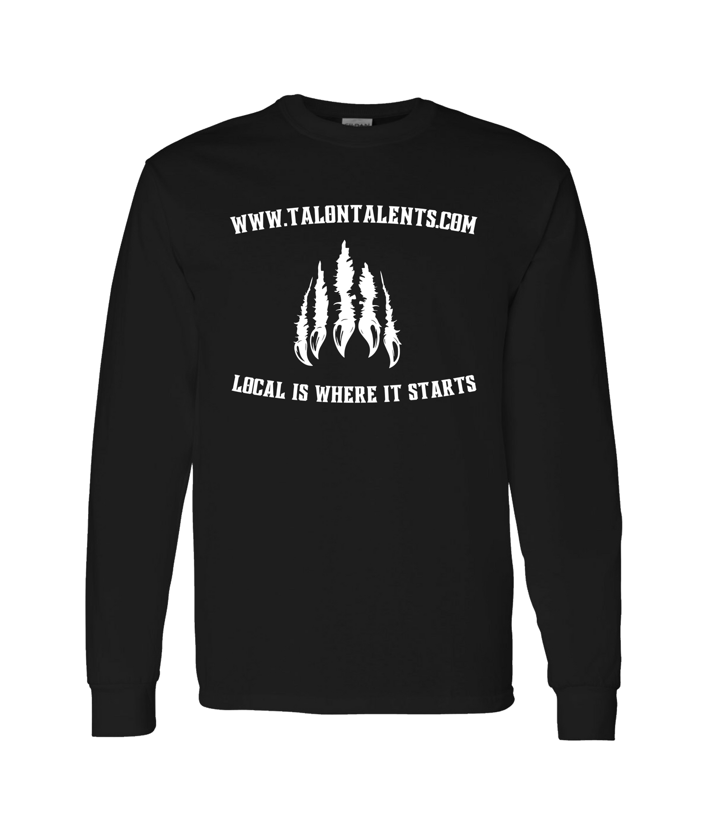 V-TALTOP - LIWIS - Black Long Sleeve T
