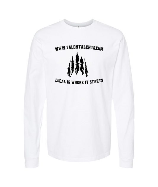 V-TALTOP - LIWIS - White Long Sleeve T