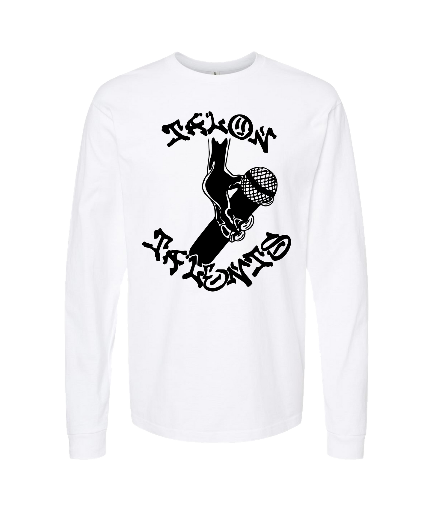 Talon Talents - TALON MIC - White Long Sleeve T