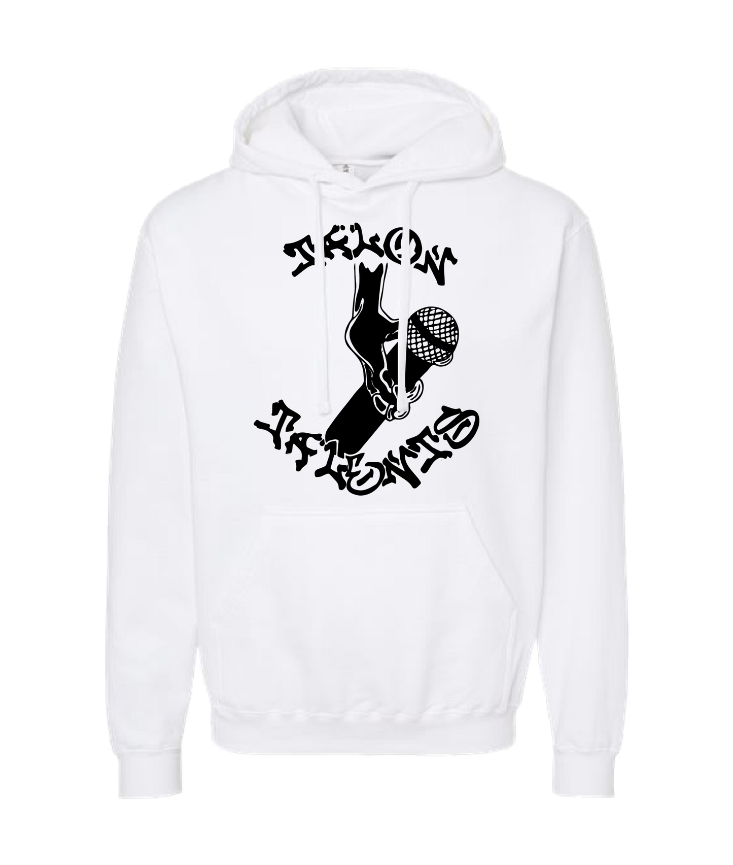 Talon Talents - TALON MIC - White Hoodie