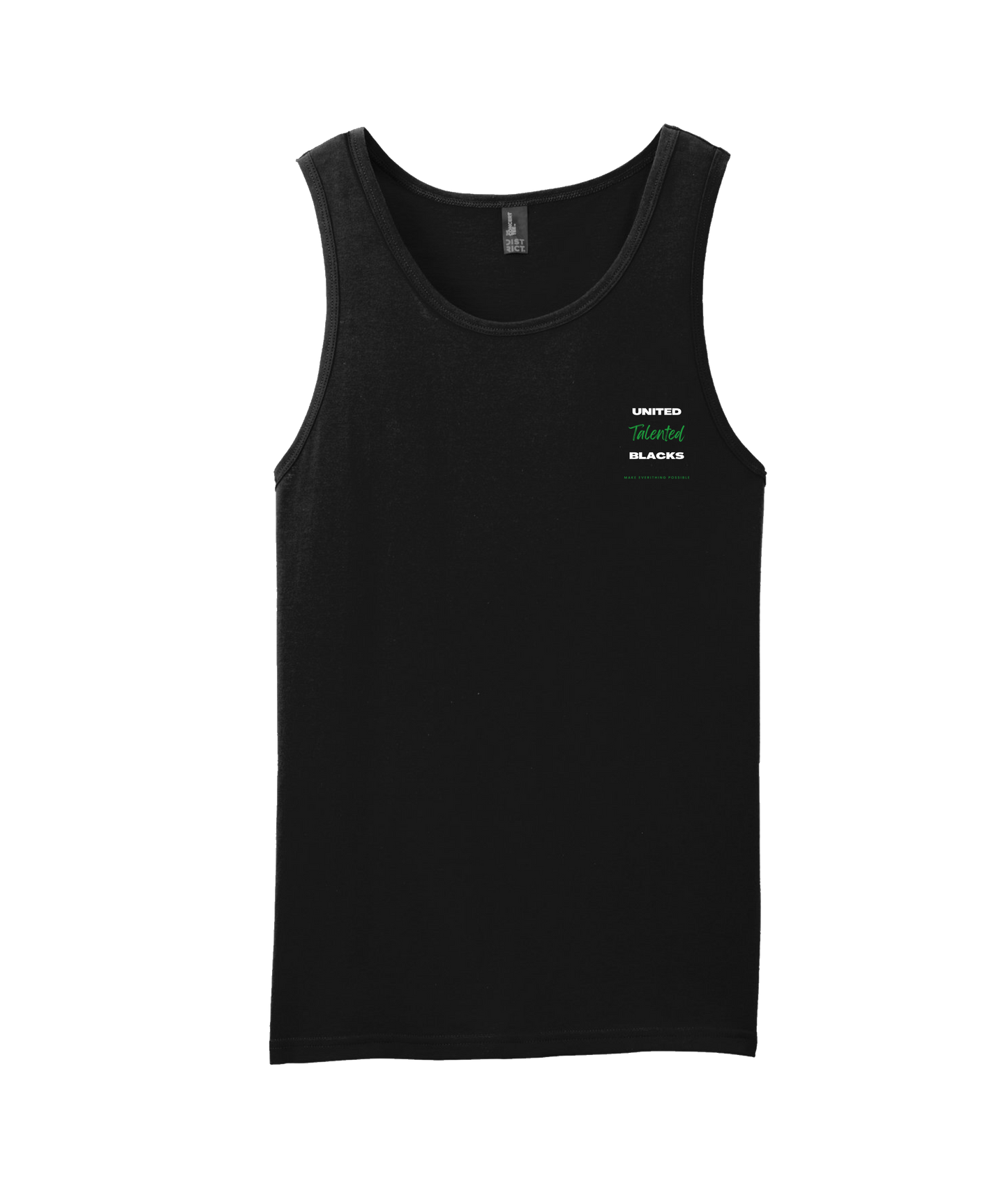 V-TALBTOP - MAKE EVERYTHING POSSIBLE - Black Tank Top