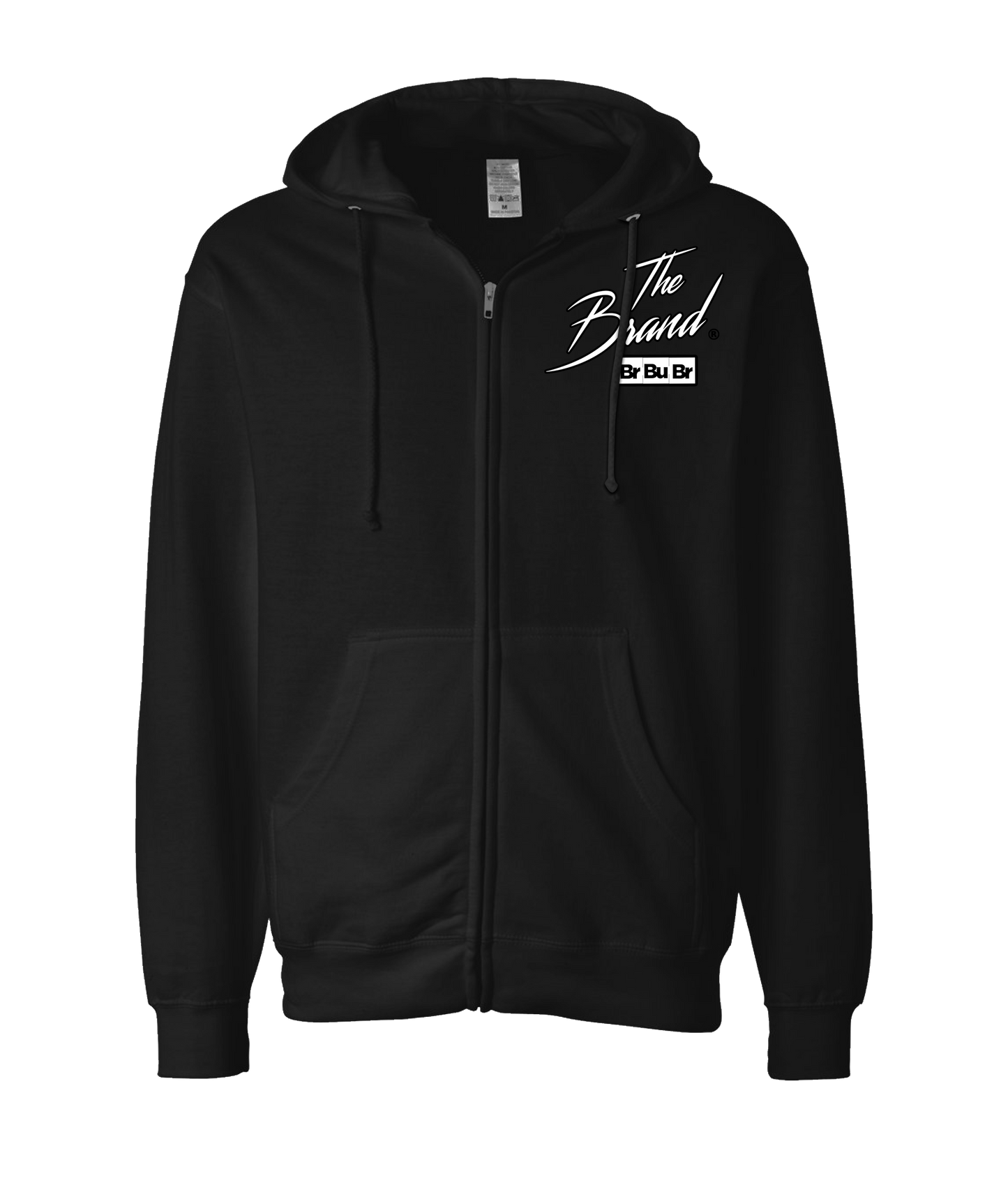 The Breakin Bud Brand - Fall season - Black Zip Up Hoodie