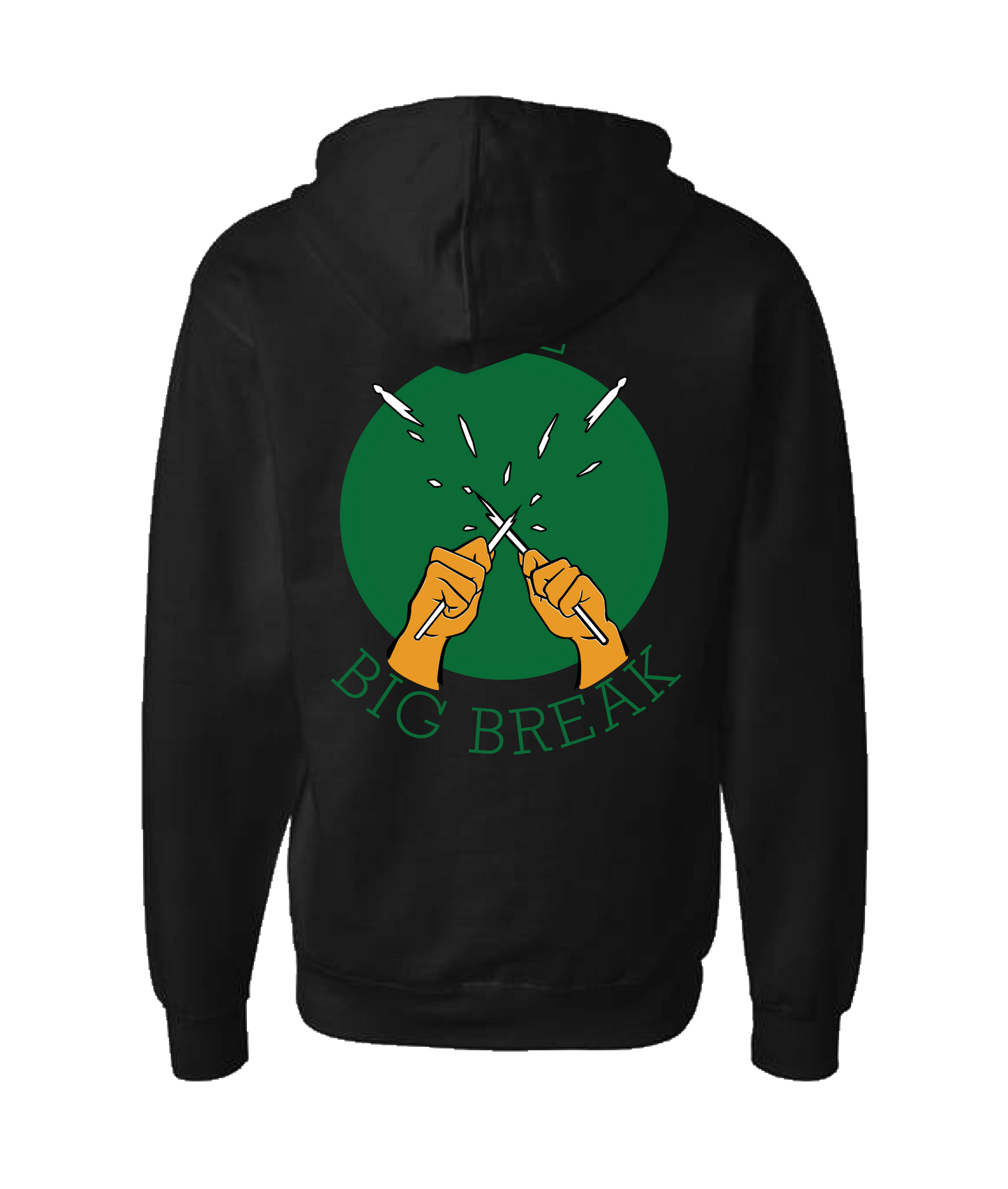The Big Break - TBB Logo - Black Zip Up Hoodie
