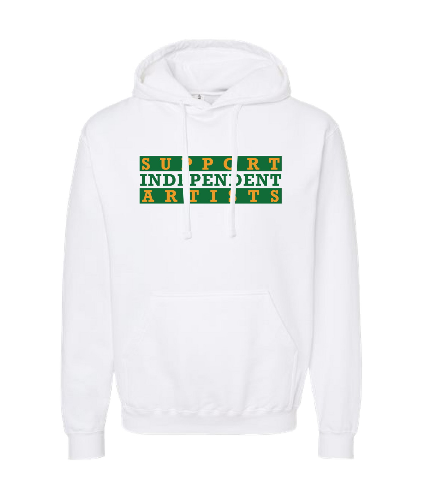 The Big Break - Support Independent Artists - White Hoodie