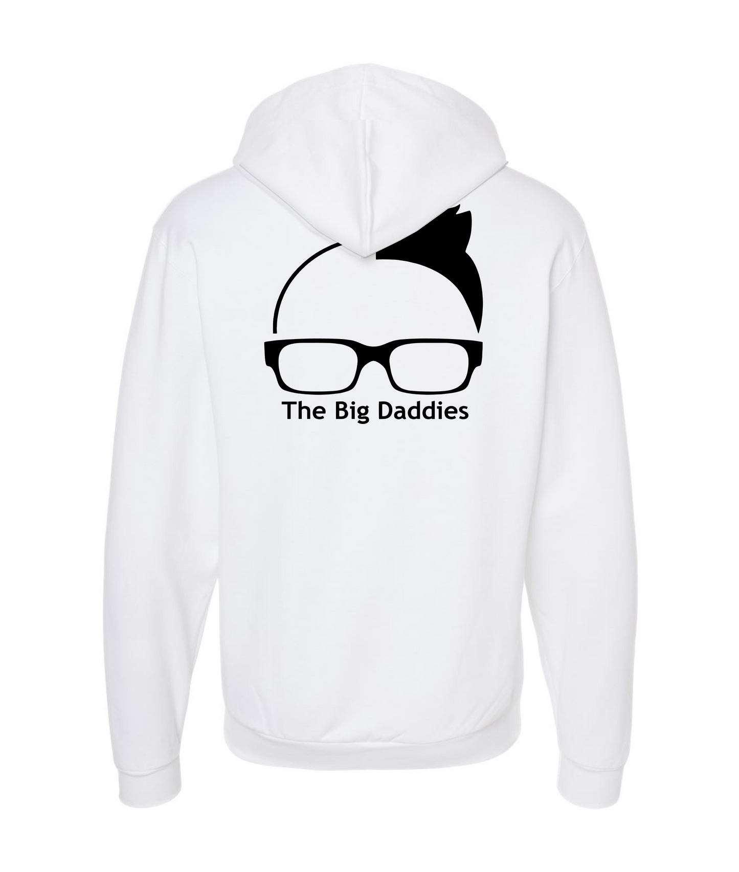 The Big Daddies - TBD Logo - White Zip Hoodie