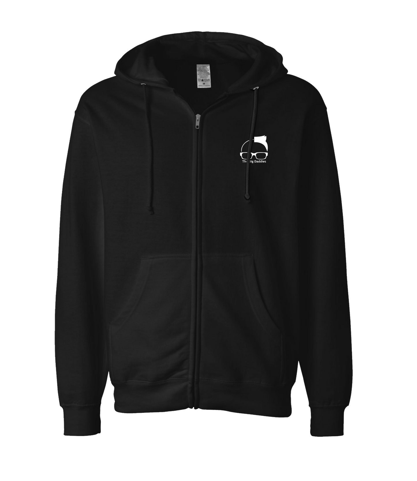 V-TBDTOP - DESIGN 1 - White Zip Up Hoodie